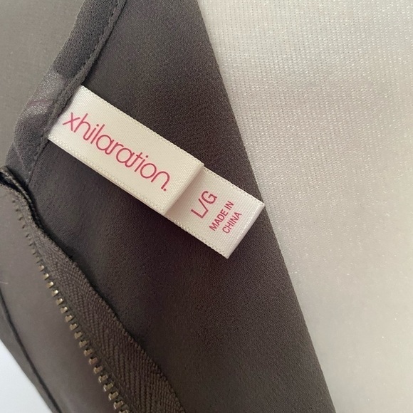 Xhilaration Floral & Sheer Taupe Dress - Picture 10 of 11